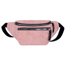 2021 Mini Custom Logo Print character Waist Bags polyester Sports New PINK Fanny Pack For Women